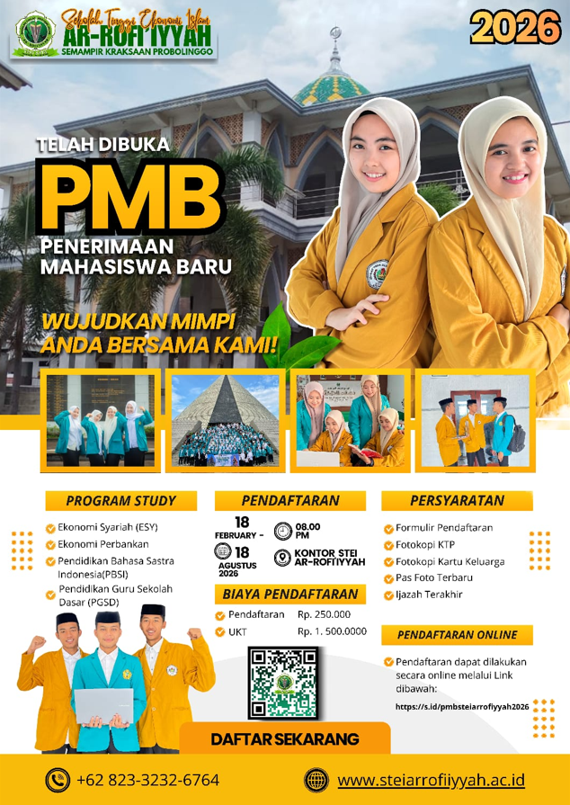 SPMB STEI Ar-Rofiiyyah 2026